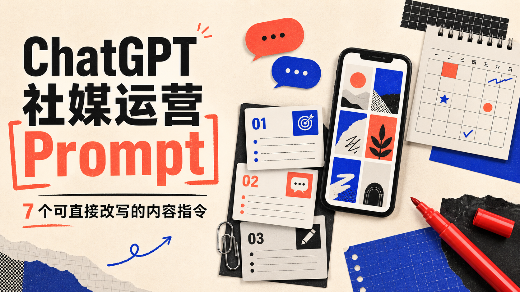 ChatGPT社媒运营prompt